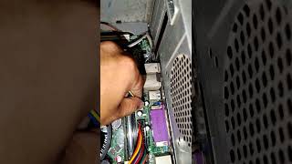 Change Motherboard CPU Fan 👍 #computerbasicstelugu #computerhardware #shorts