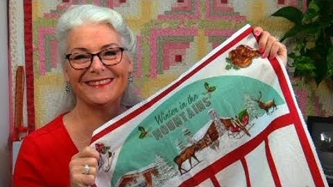 How to Square up a Quilt Panel