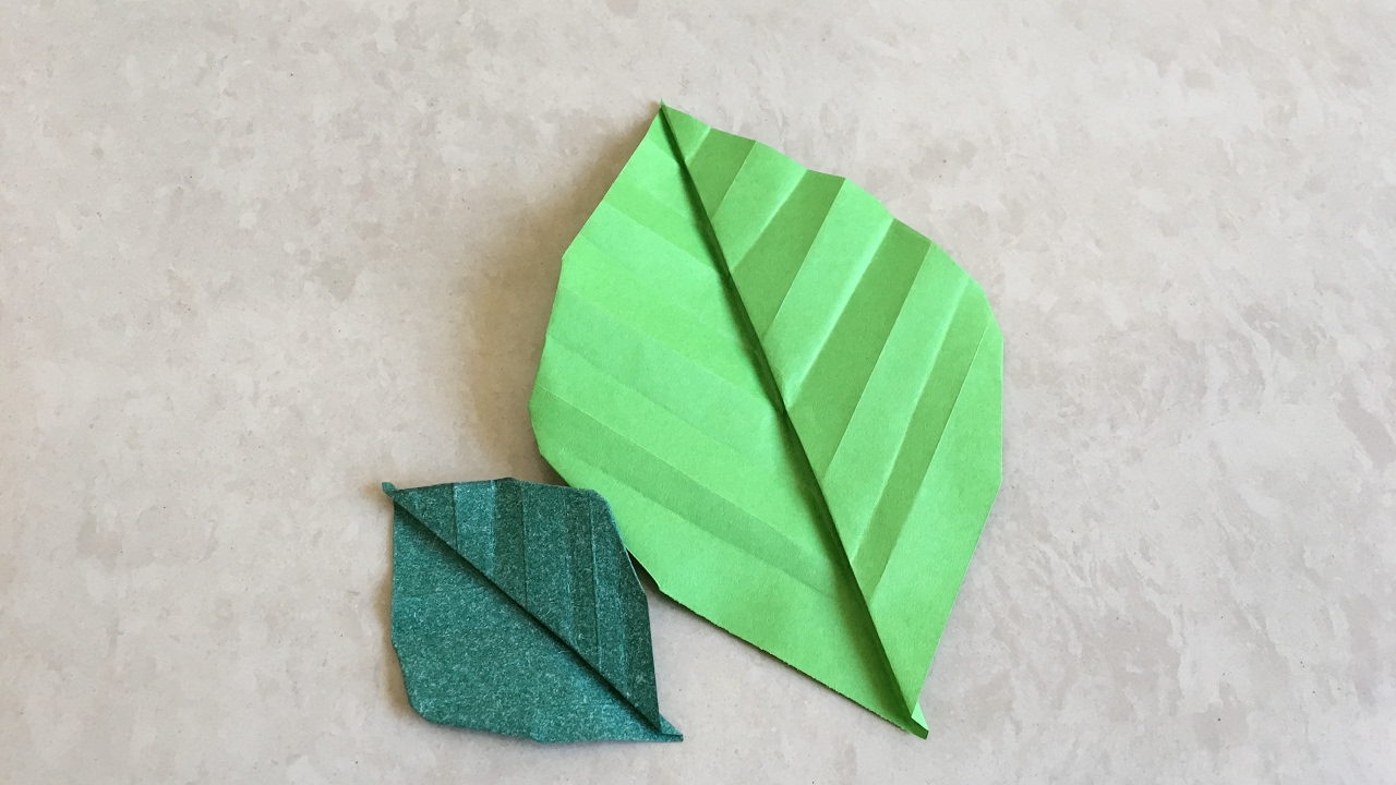 Easy Origami Leaf DIY Craft Tutorial Priti Sharma YouTube