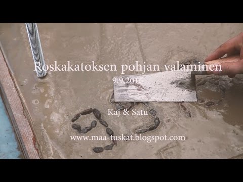 Video: Kuinka rakennan betonipussin tukiseinän?