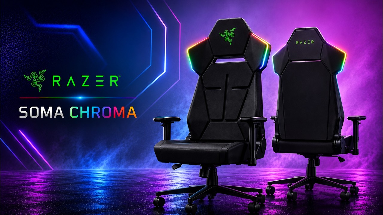 [🎁] RGB는 옵션, 의자는 진심이었다 | 레이저 소마 크로마 게이밍 체어 (Razer Soma Chroma)