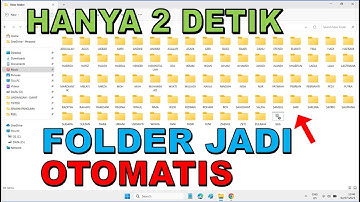 Trik Membuat Folder Banyak Otomatis