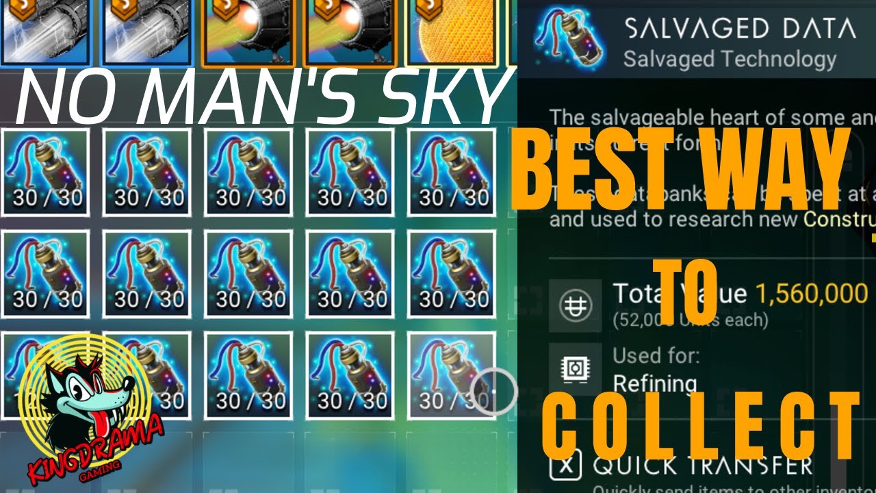 No Man's Sky — лучший способ собрать спасённые данные в игре — метод промывки и повторения