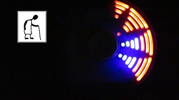 Grandad assembles a DIY Spinner LED Colorful Gyro Kit FAST FORWARD