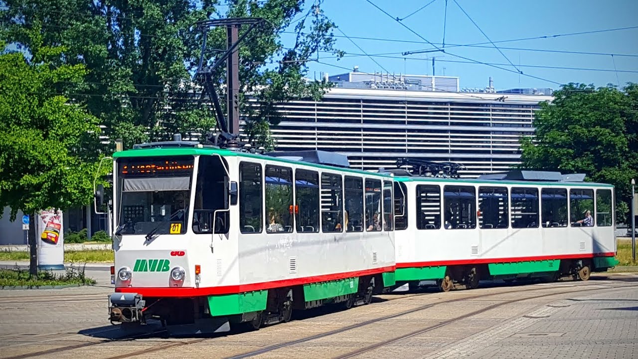 Straßenbahn Magdeburg - die LETZTEN T6A2 in Deutschland T6 auf den ...