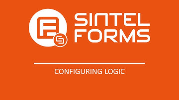 Sintel Forms-Configuring logic