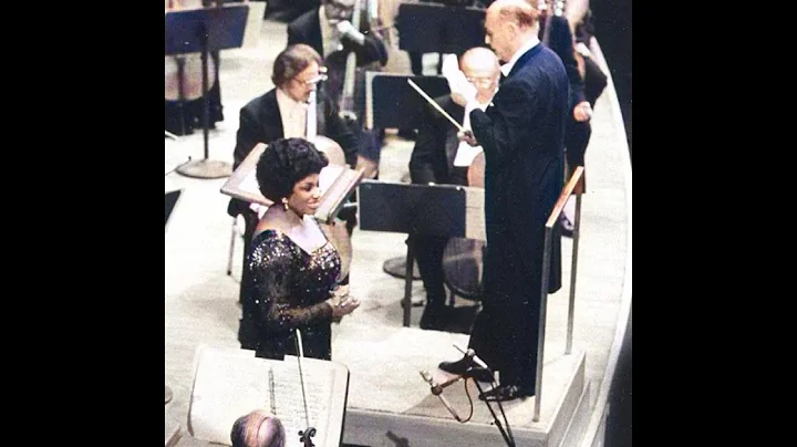 Leontyne Price Wagner Mort d'Isolde Carnegie Hall ...