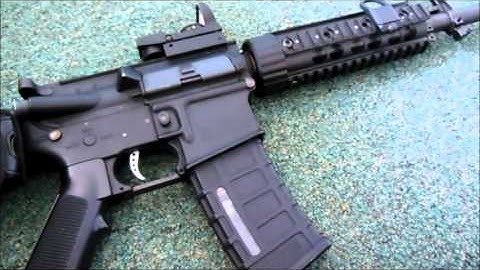 KWA M4 Airsoft w/ MOSFET Fire Test (problem)