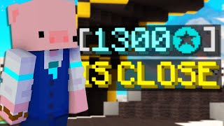 Getting Close to 1300 Star (Hypixel Bedwars)