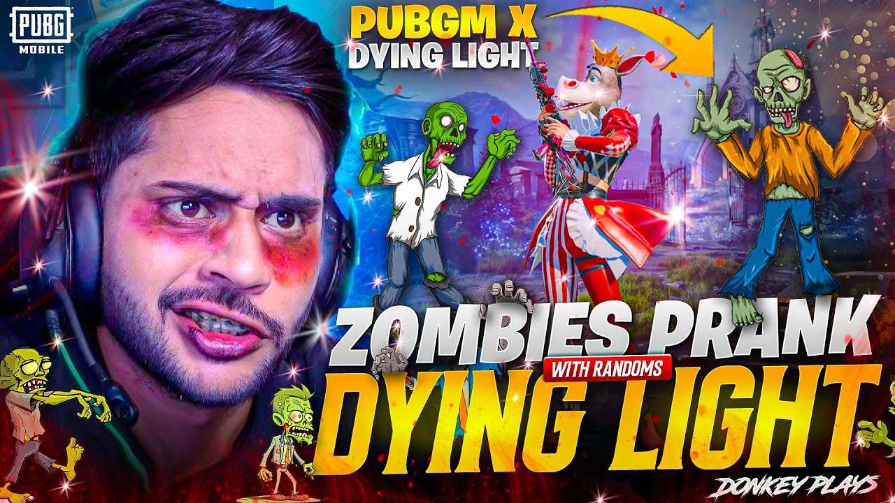 Zombie Prank 🧟‍♂️ With Randoms 😂 PUBGM x Dying Light Collab 🔥
