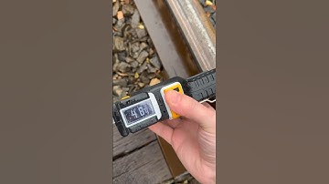 Railroad track measuring