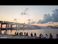 [4K] Banpo Hangang Park Summer Evening | Walking Around Seoul Korea 반포한강공원 半坡汉江公园 盤浦漢江公園