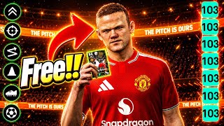How to train 105 Rated FREE Wayne Rooney Epic Legend Assemble in efootball 2026