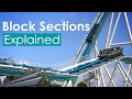 Roller coaster block sections explained
