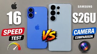 iPhone 16 Vs Galaxy S26 Ultra Speed Test & Camera Comparison 
