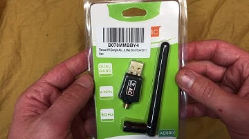 Flenco Wifi Dongle AC 600Mbps REVIEW & TEARDOWN Dual Band (2.4 GHz 150Mbps, 5GHz 433Mbps)