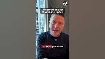 The Broad Impact of Website Speed