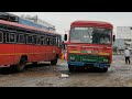 Latur MSRTC Bus Depot : MSRTC ST Buses : Latur , Maharashtra , India