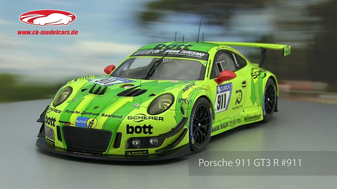 Ixo 1:18 Porsche 911 GT3 R #911 24h Nürburgring 2018 Manthey