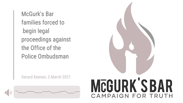 Gerard Keenan, McGurk's Bar and the Office of the ...