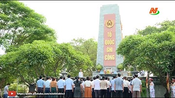 TP Ninh Bình đặt vòng hoa, dâng hương tưởng niệm các anh hùng liệt sỹ
