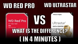 WD Red Pro vs UltraStar Hard Drives in 4 MINUTES! 