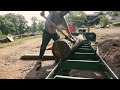 Sawmill life - Making Log Stops  - G0901.