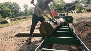 Sawmill life - Making Log Stops  - G0901.