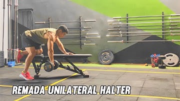 REMADA UNILATERAL COM HALTERES - APRENDA COMO FAZER CORRETAMENTE
