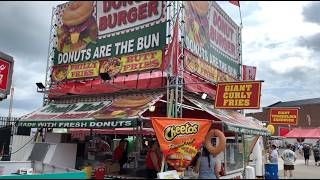 2026 Ohio State Fair the Midway Food Stalls!