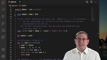 Red-Black Tree Implementation: Rep Type, Empty, Mem | OCaml Programming | Chapter 8 Video 32