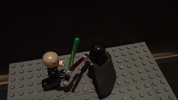luke vs darth vader (lego stop motion extra clip)