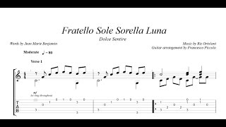 Fingerstyle Guitar Claudio Baglioni Fratello Sole Sorella Luna Successi Italiani Nr 7 Youtube