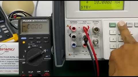 Fluke 87 IV Repair and Calibration by Dynamics Circuit (S) Pte. Ltd.