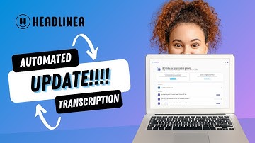 Headliner Update: How to Create Automated Transcripts #Headliner #podcastingtool