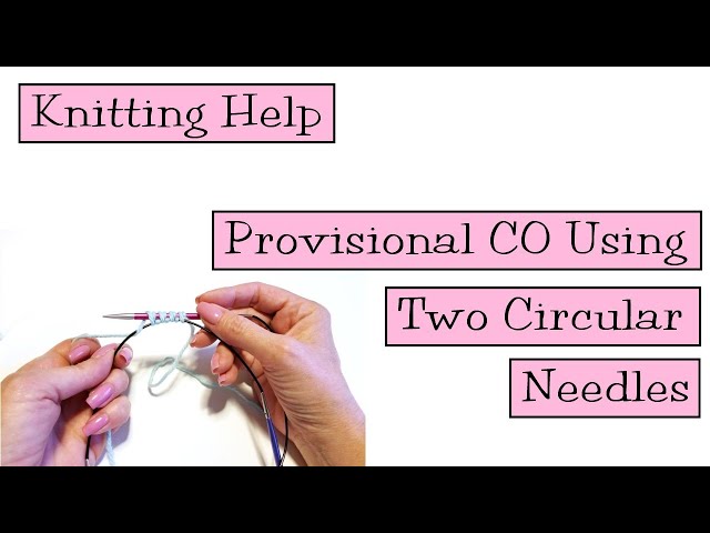 How to Provisionally Cast On Using Barber Cords, Knitting Podcast