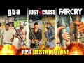 RPG Destruction in GTA vs Far Cry vs Just Cause – Ultimate Rocket Launcher Comparison!