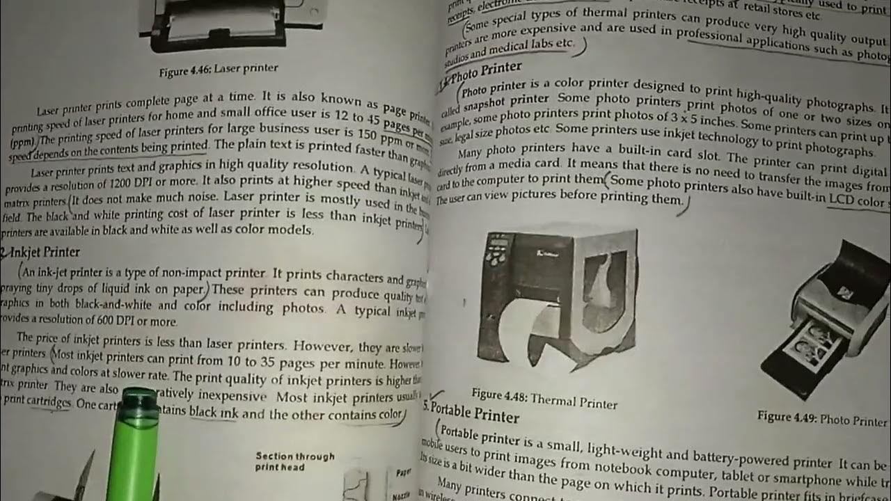 non impact printers YouTube
