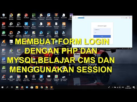 #BAG 14, MEMBUAT LOGIN METODE CMS. MENGGUNKAN PHP ,MYSQL DAN  SESSION