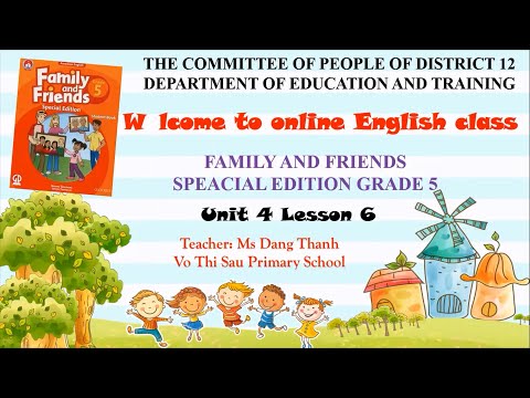 Week 14 - grade 5 - unit 4 - lesson 6