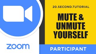 Instructions: move the cursor to bottom left of video show menu click
mute button you have now been muted microphone icon has been...