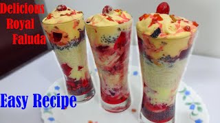 How To Make Royal Faluda | рдлрд╛рд▓реВрджрд╛ рдХреА рд╡рд┐рдзрд┐ | Falooda And Sev Banane Ki Recipe | Faluda Mix Recipe|