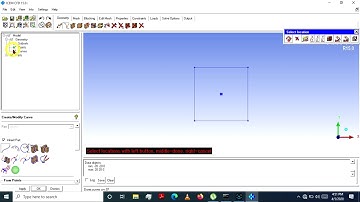 Square cylinder hexa meshing part 1 geometry and domain creation