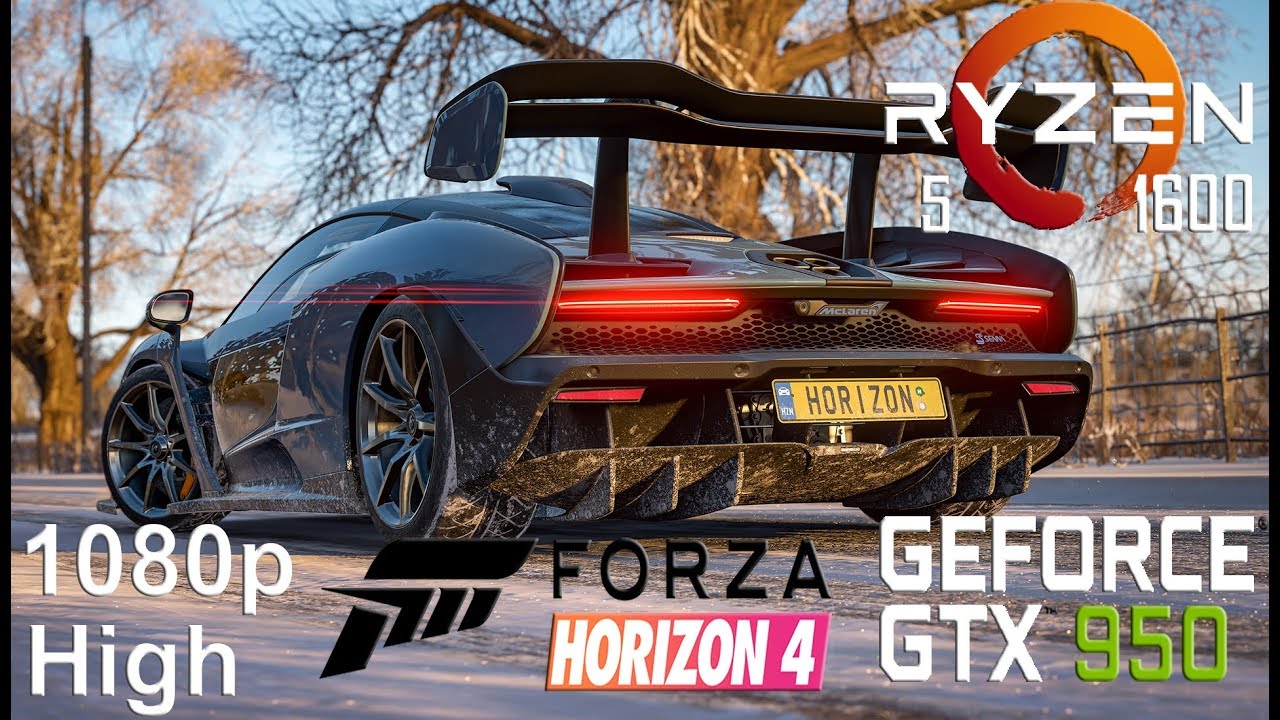 Forza Horizon 4 Demo On Zotac GTX 950 + Ryzen 5 1600, High Settings, 1080p