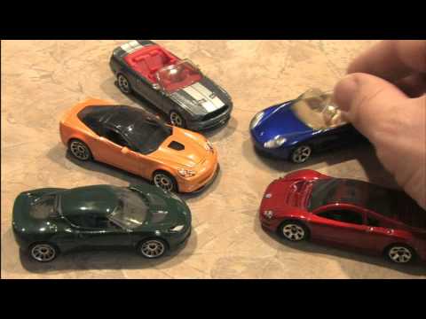 Classic Toy Room - MATCHBOX MODERN RIDES 2 cars review, W12, 911 and Corvette!