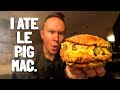 Eating a big mac with pork patties instead of beef patties