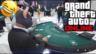 Funny Blackjack Fails 🎰 🃏(GTA V ONLINE)