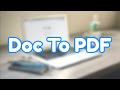 How To Convert Google Docs to PDF