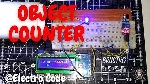 HOW TO MAKE AN OBJECT COUNTER USING IR SENSOR , ARDUINO & 16*2 LCD DISPLAY#trending #viral #diy
