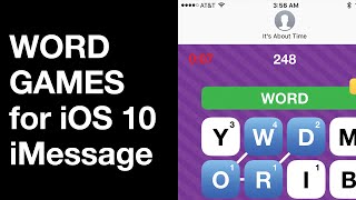 iOS 10 BEST WORD GAMES for iMessage screenshot 4